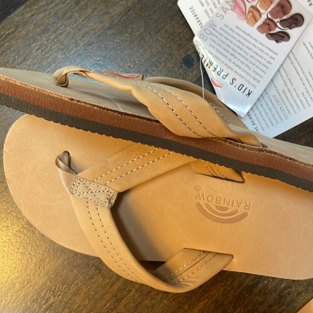 Rainbow Kids Premier Leather flip flops - Picture 6 of 8